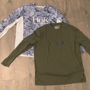 Bundle! Drake performance long sleeve and Huk fishing long sleeve